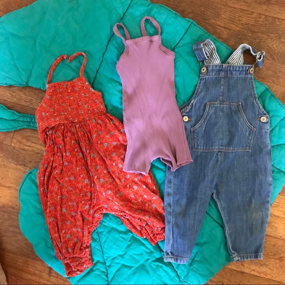 Overall, romper gap old navy baby girl bundle 12m